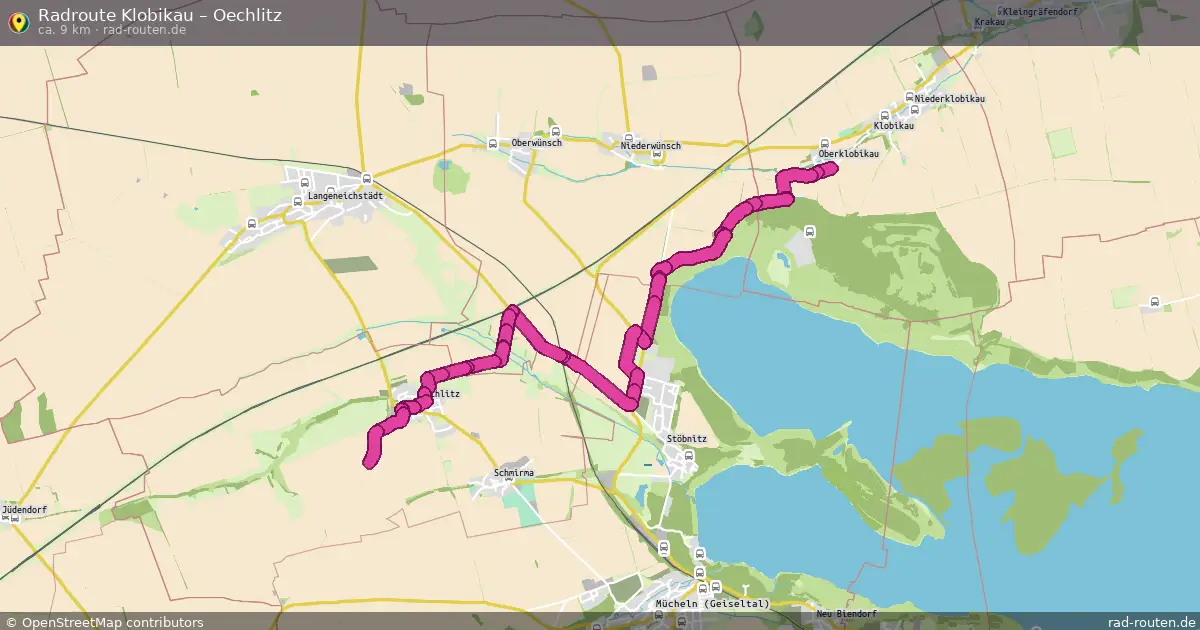 Radtour Klobikau – Oechlitz
