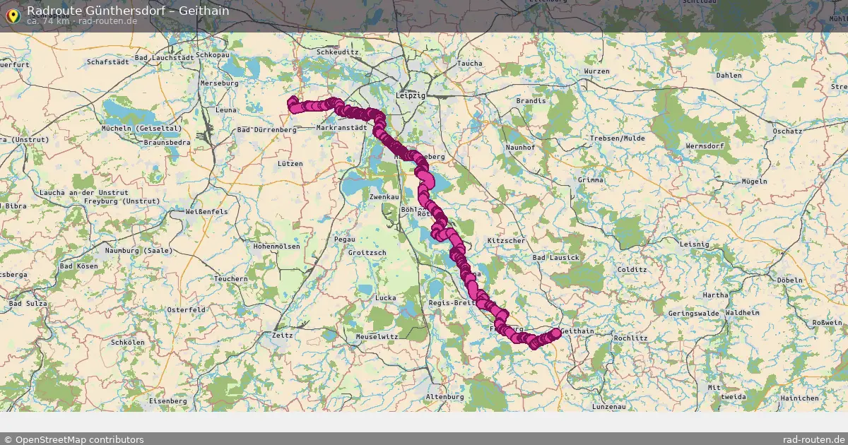 Radtour Günthersdorf – Geithain