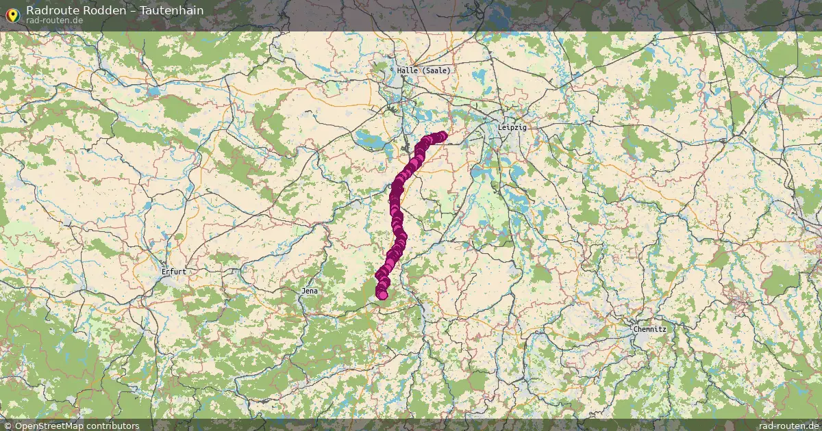Radtour Rodden – Tautenhain