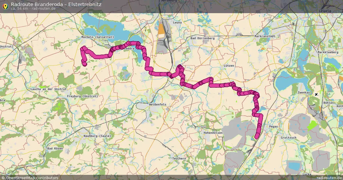 Radtour Branderoda – Elstertrebnitz