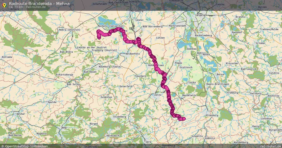 Radtour Branderoda – Mehna