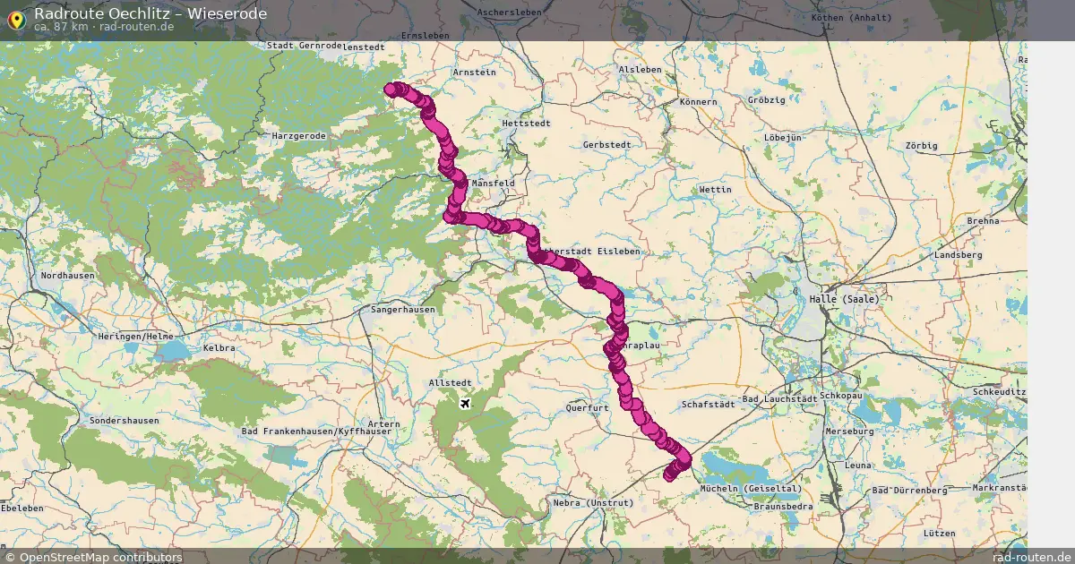 Radtour Oechlitz – Wieserode