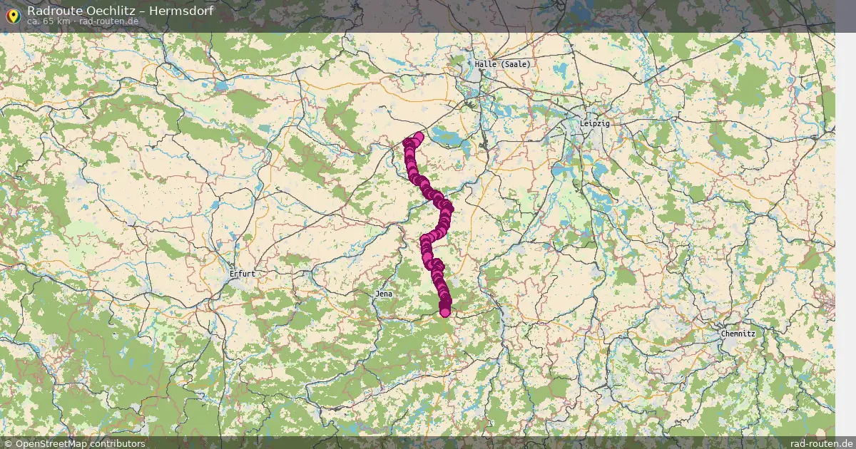 Radtour Oechlitz – Hermsdorf