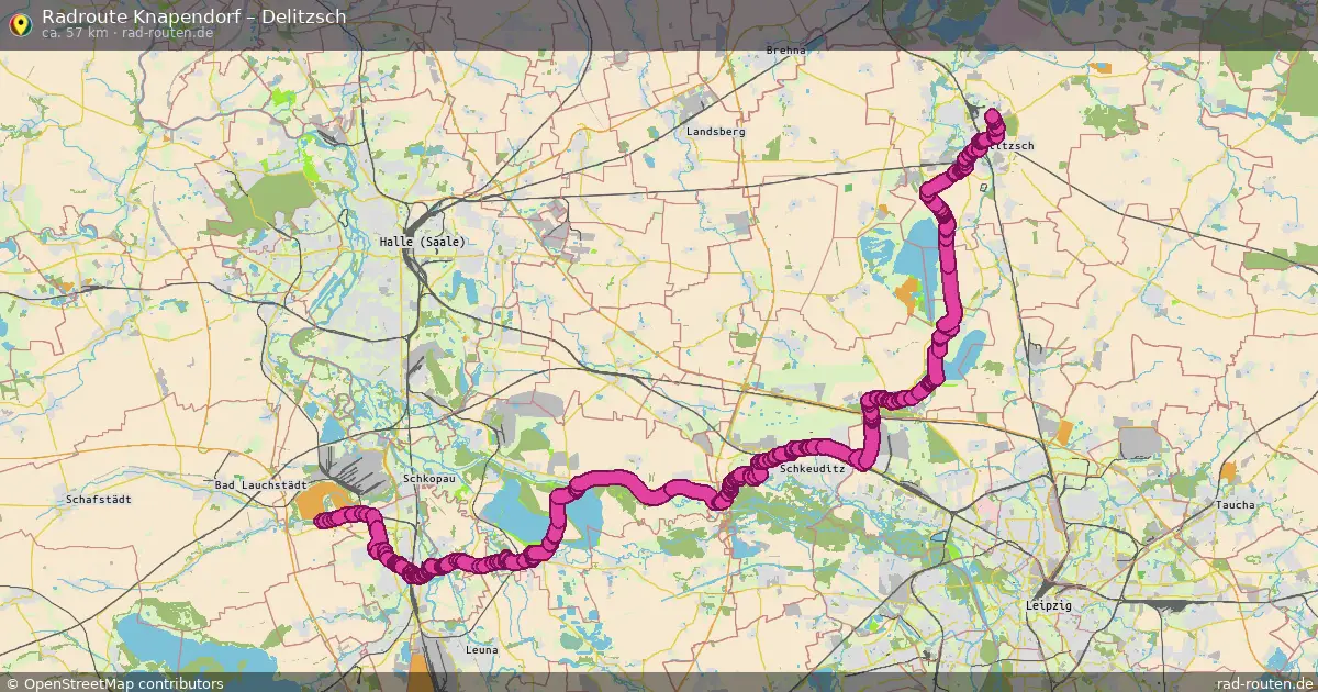 Radtour Knapendorf – Delitzsch