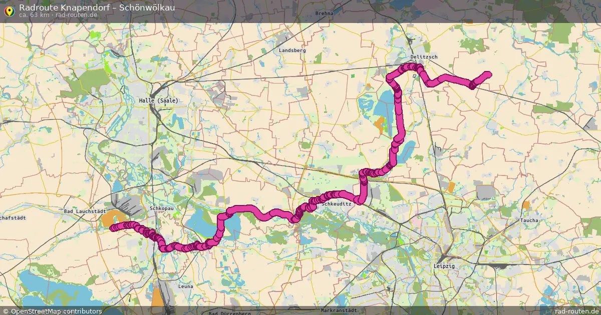 Radtour Knapendorf – Schönwölkau