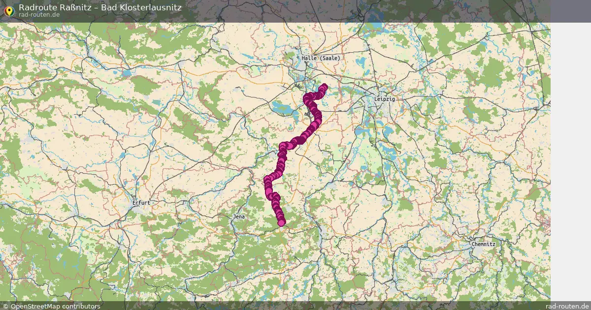 Radtour Raßnitz – Bad Klosterlausnitz