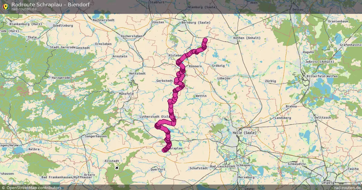 Radtour Schraplau – Biendorf