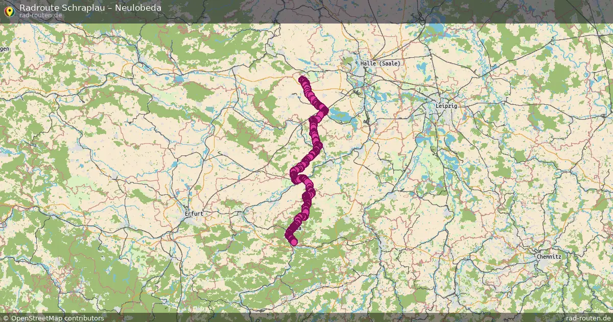 Radtour Schraplau – Neulobeda