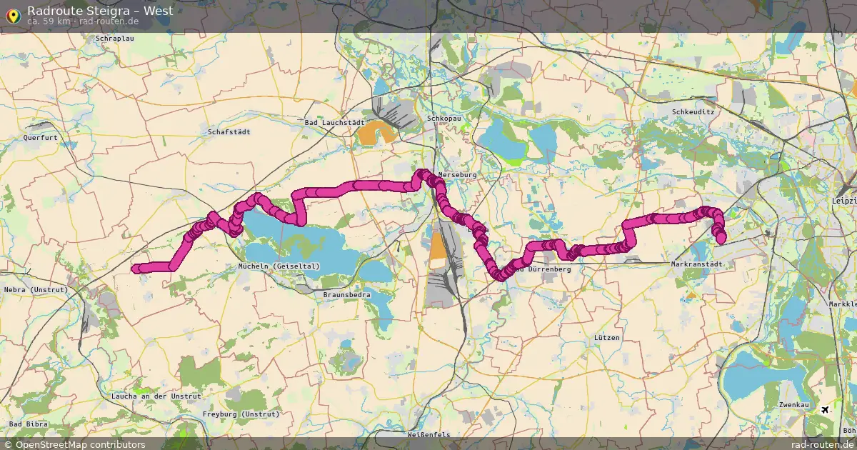 Radtour Steigra – West