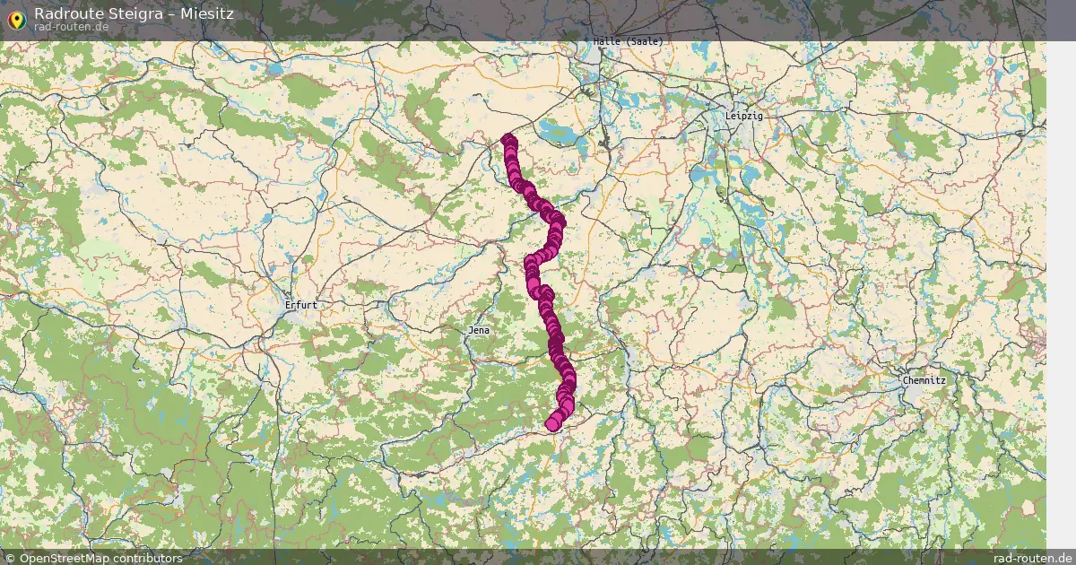 Radtour Steigra – Miesitz
