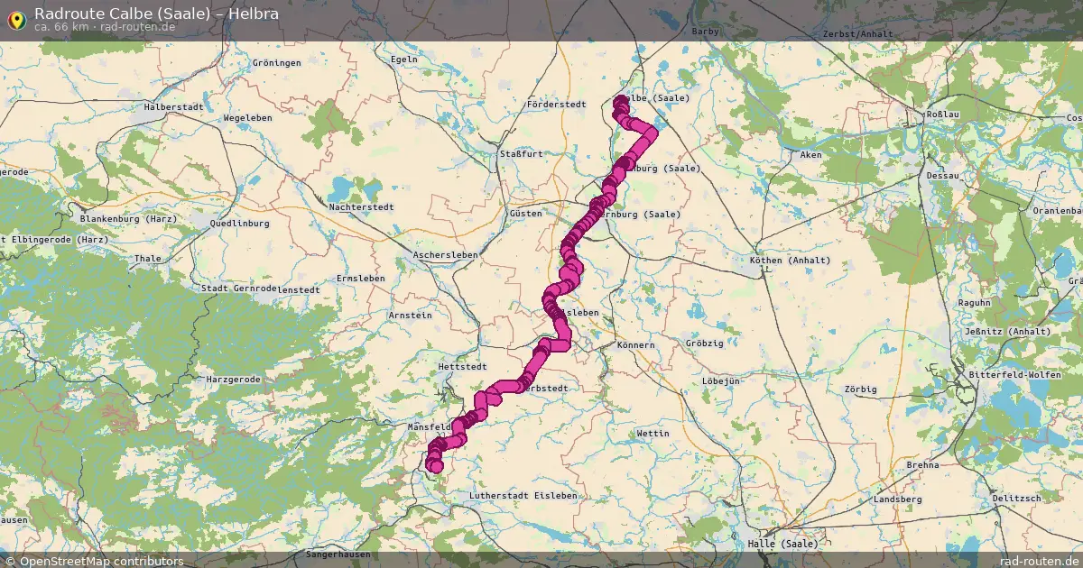 Radtour Calbe (Saale) – Helbra