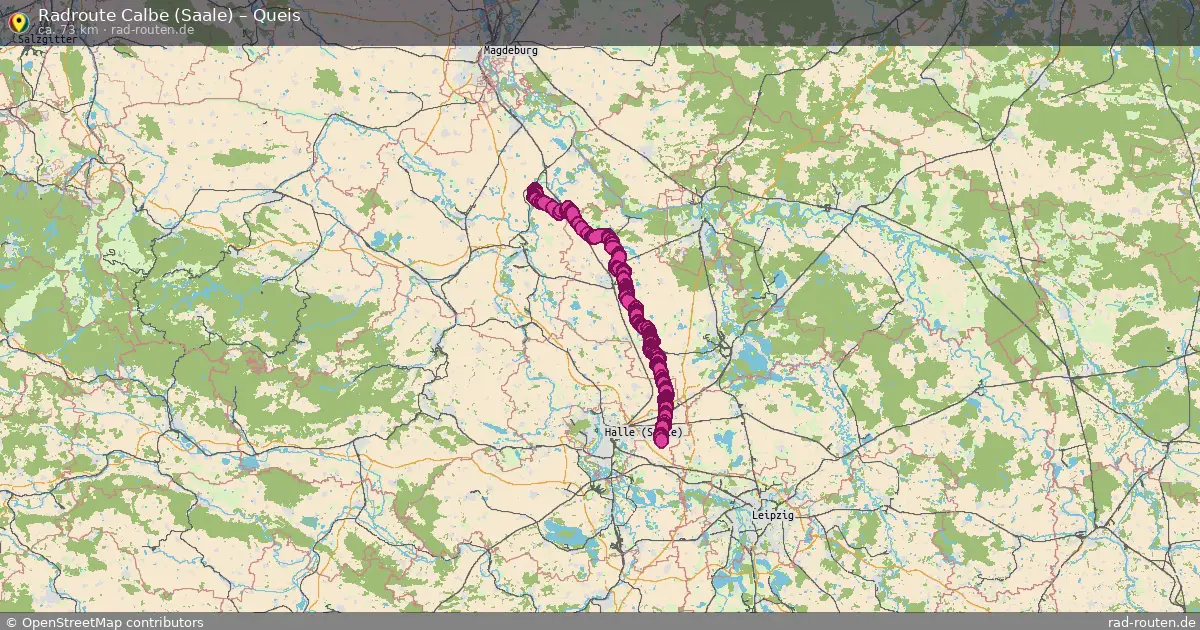 Radtour Calbe (Saale) – Queis