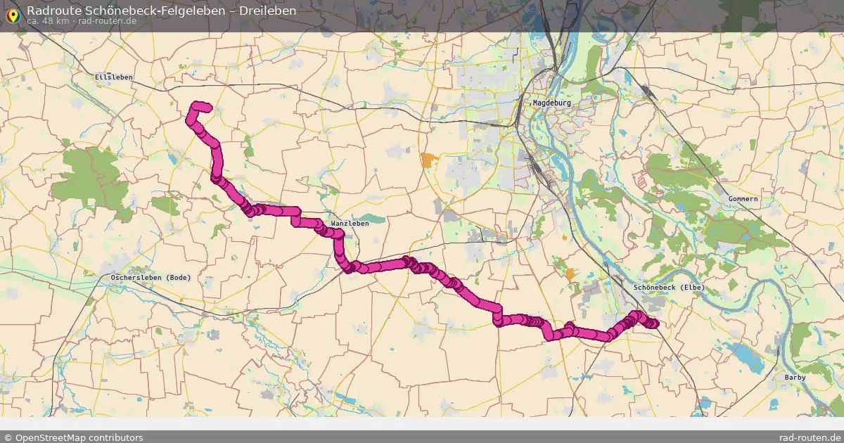 Radtour Schönebeck-Felgeleben – Dreileben