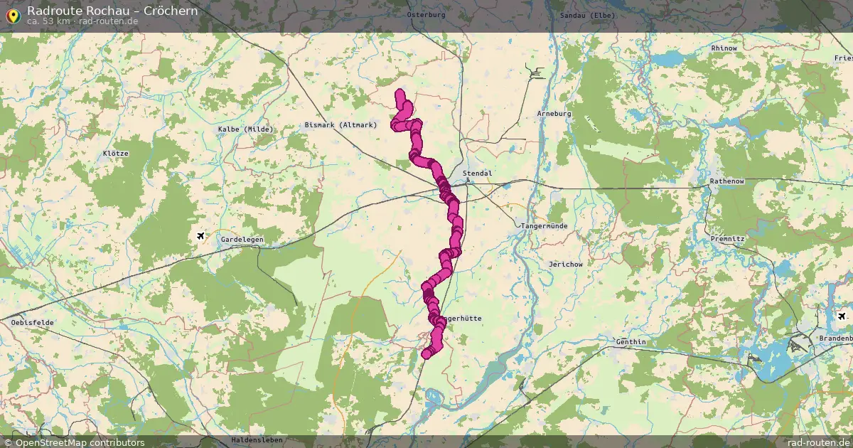 Radtour Rochau – Cröchern