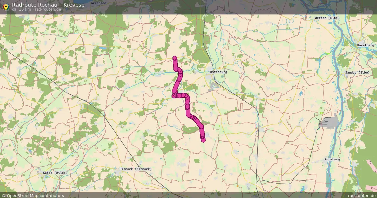 Radtour Rochau – Krevese