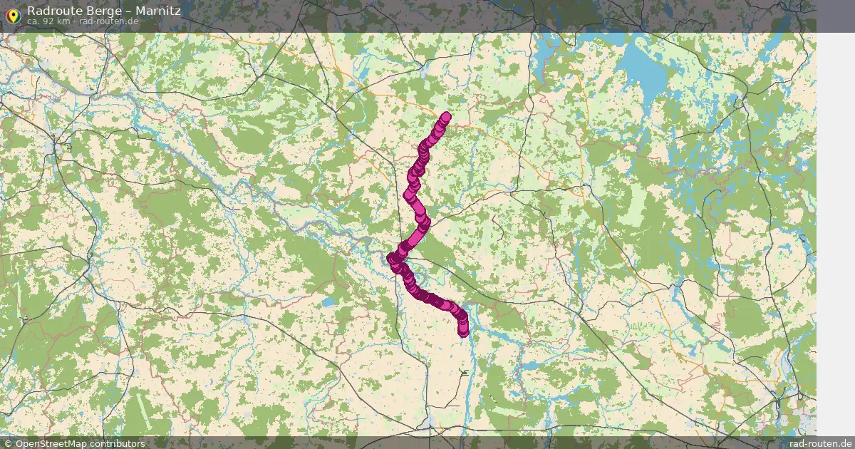 Radtour Berge – Marnitz