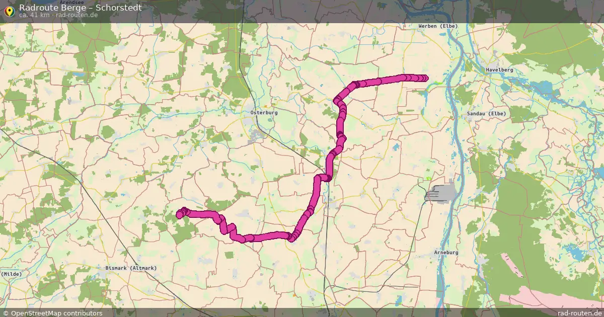 Radtour Berge – Schorstedt