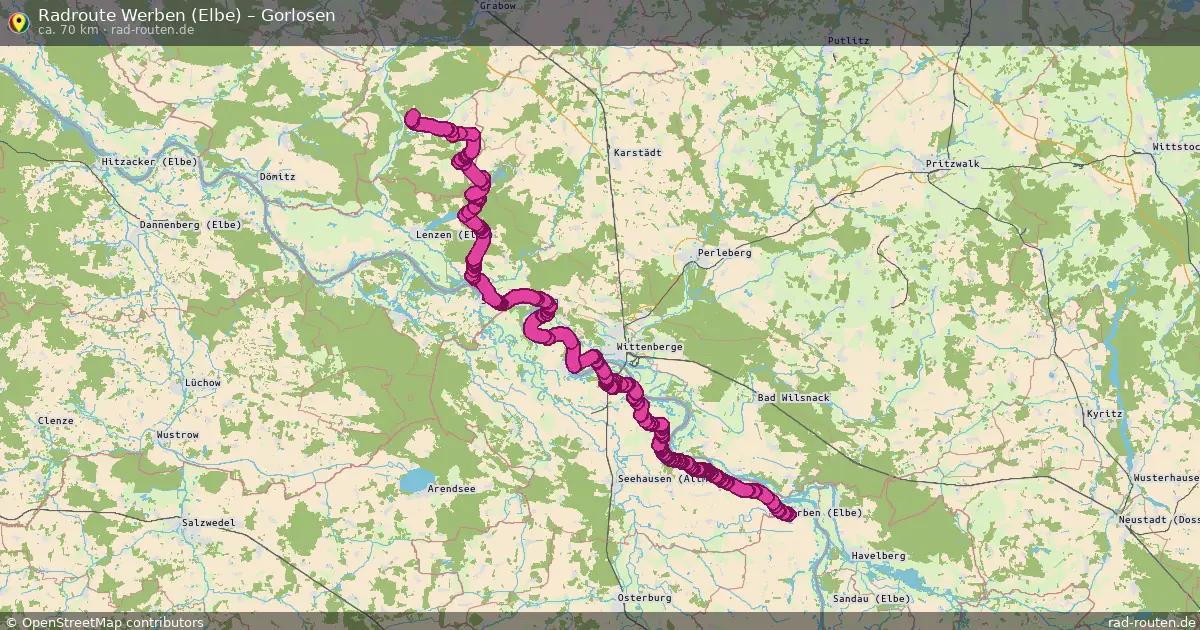 Radtour Werben (Elbe) – Gorlosen