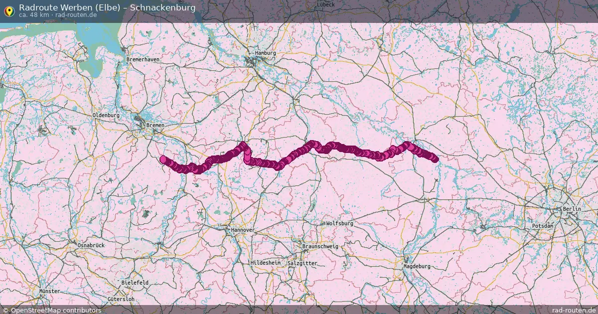 Radtour Werben (Elbe) – Schnackenburg