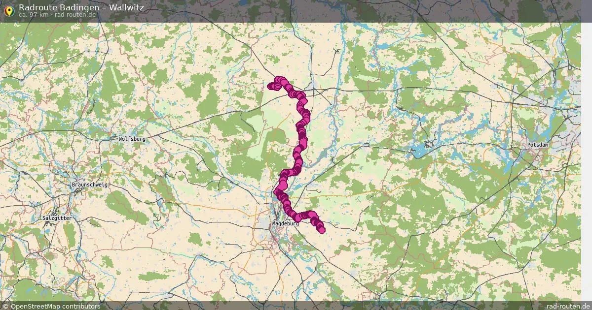 Radtour Badingen – Wallwitz