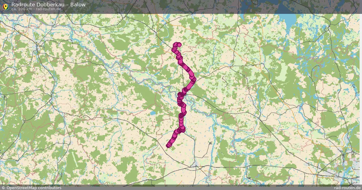 Radtour Dobberkau – Balow