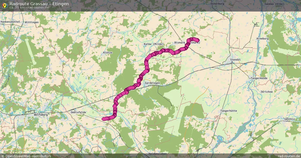 Radtour Grassau – Etingen