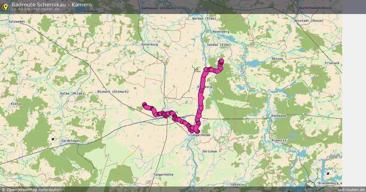 Radtour Schernikau – Kamern