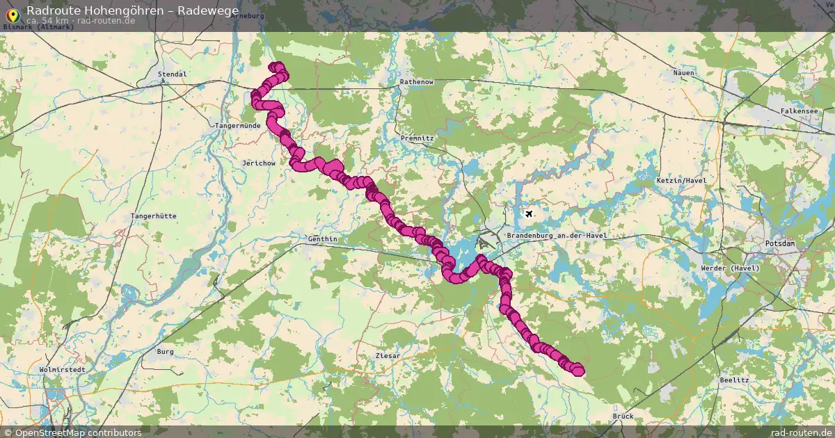 Radtour Hohengöhren – Radewege