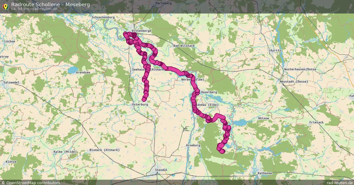 Radtour Schollene – Meseberg