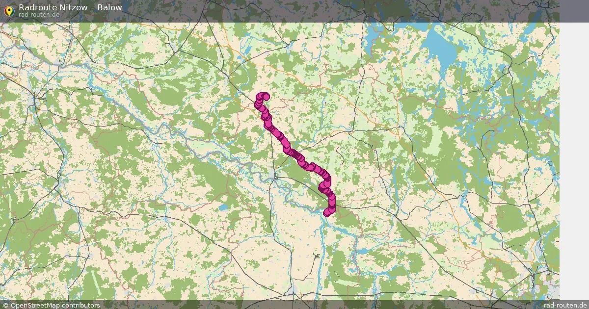 Radtour Nitzow – Balow