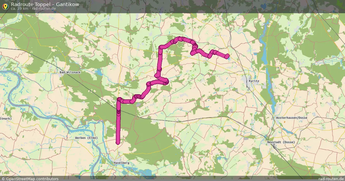 Radtour Toppel – Gantikow