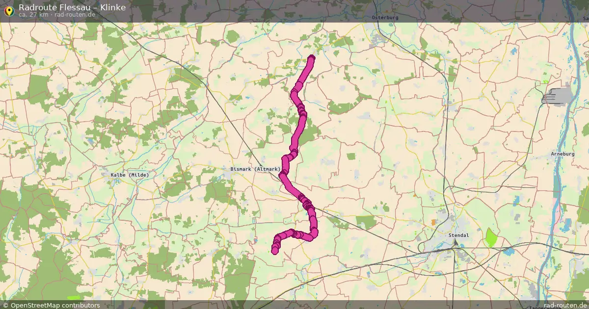Radtour Flessau – Klinke