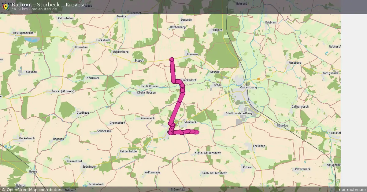 Radtour Storbeck – Krevese