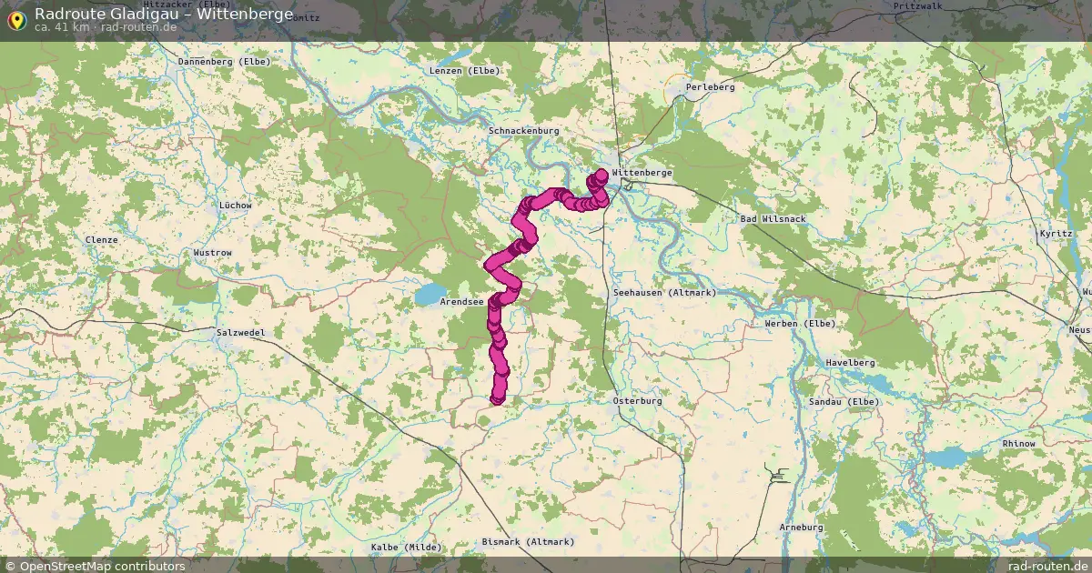 Radtour Gladigau – Wittenberge