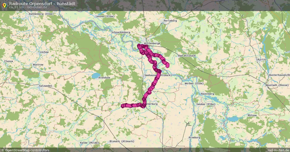 Radtour Orpensdorf – Rühstädt
