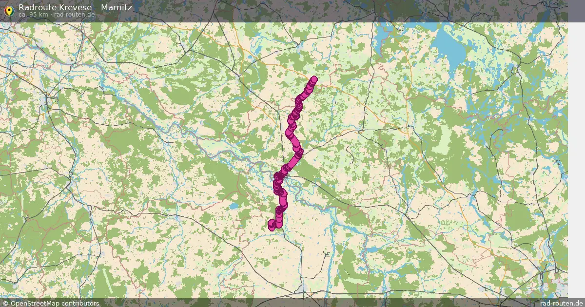 Radtour Krevese – Marnitz