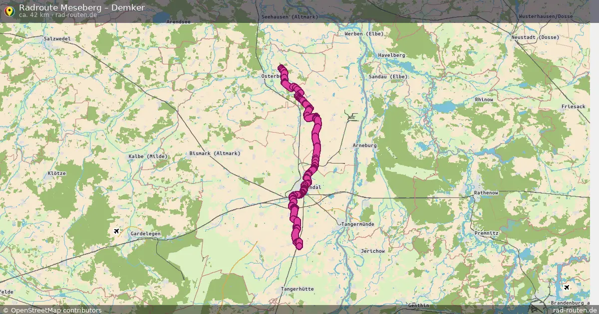 Radtour Meseberg – Demker