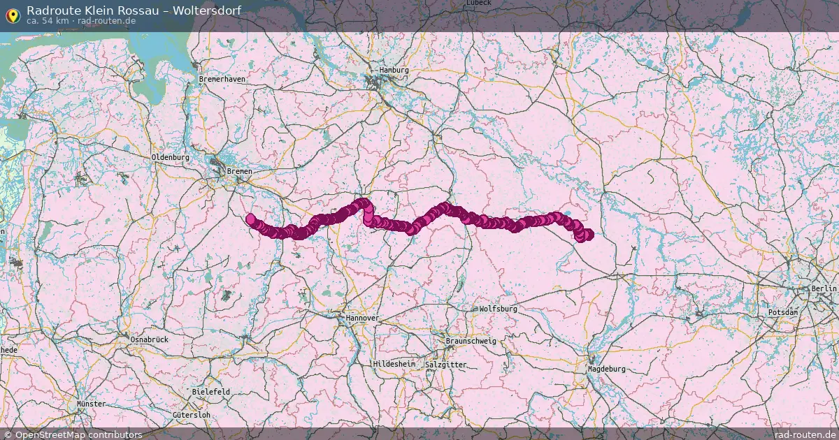 Radtour Klein Rossau – Woltersdorf