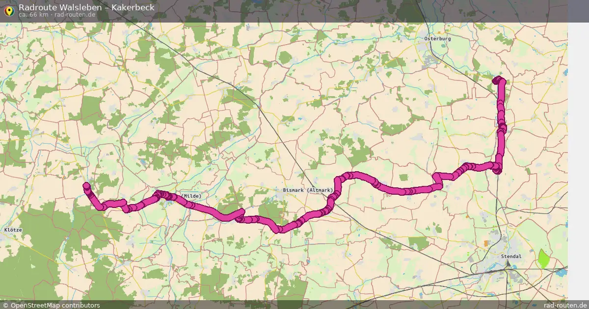 Radtour Walsleben – Kakerbeck