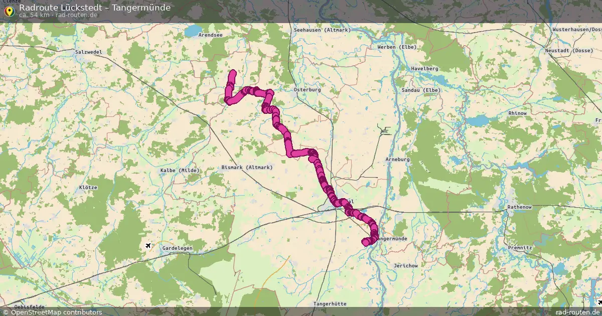 Radtour Lückstedt – Tangermünde