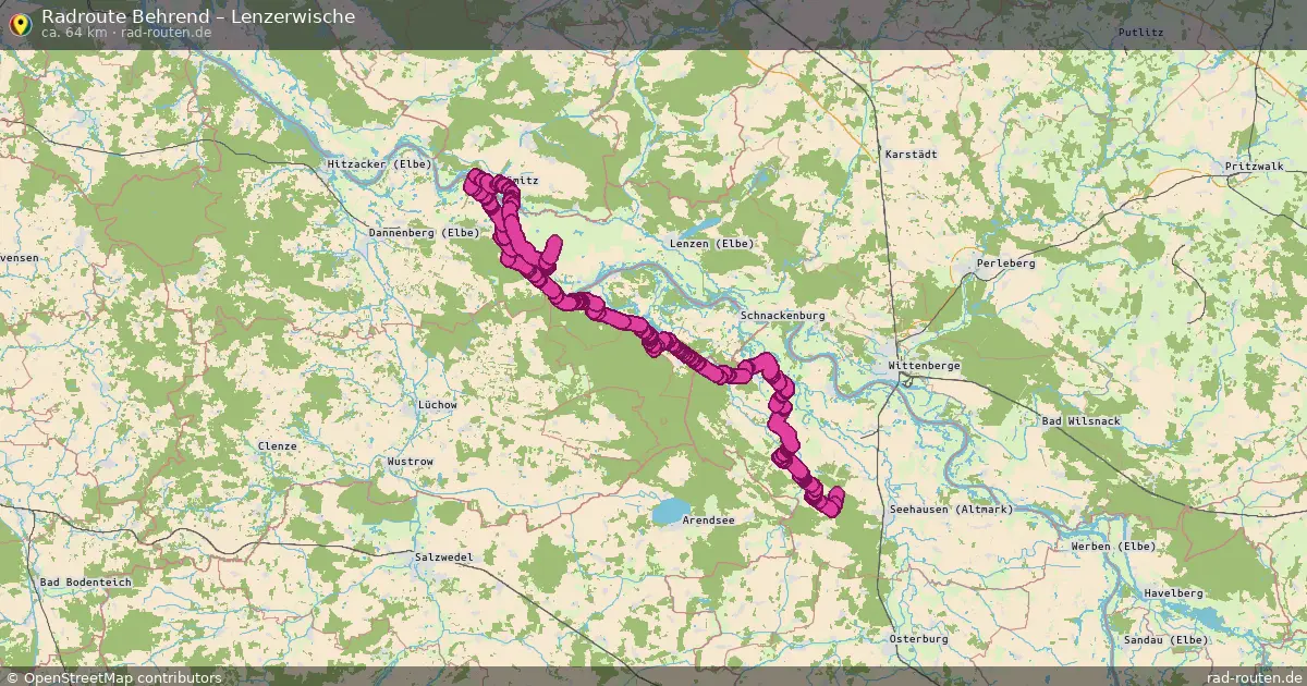 Radtour Behrend – Lenzerwische