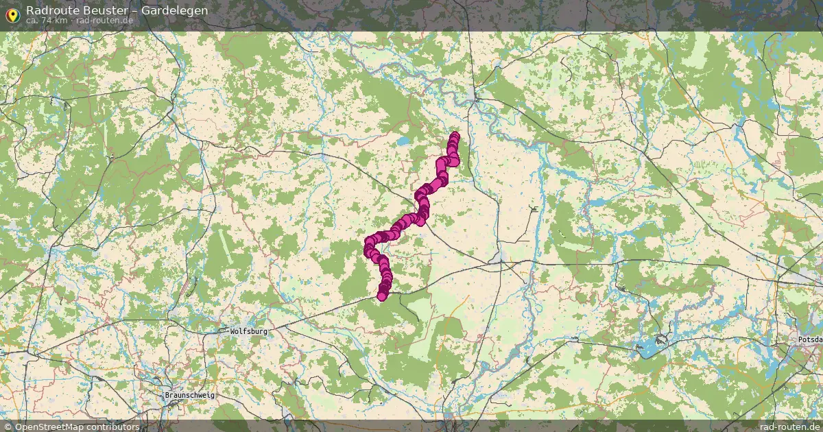 Fahrradroute Beuster – Gardelegen
