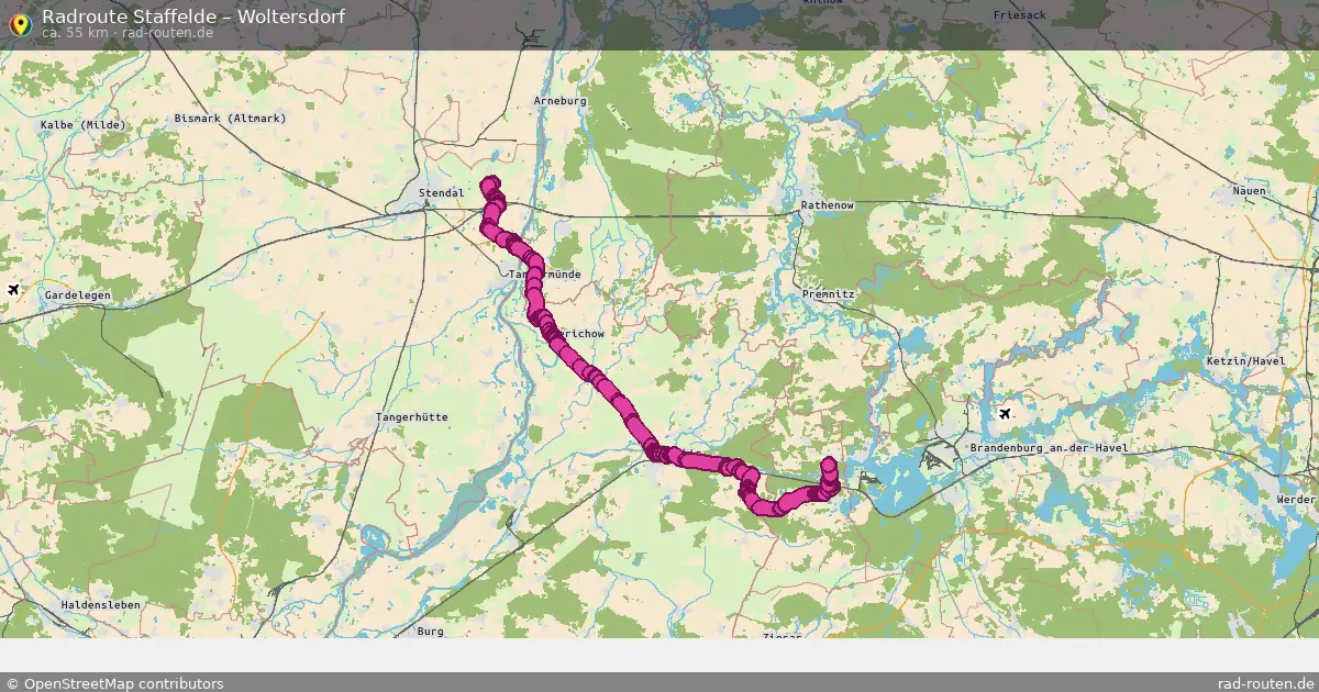 Radtour Staffelde – Woltersdorf