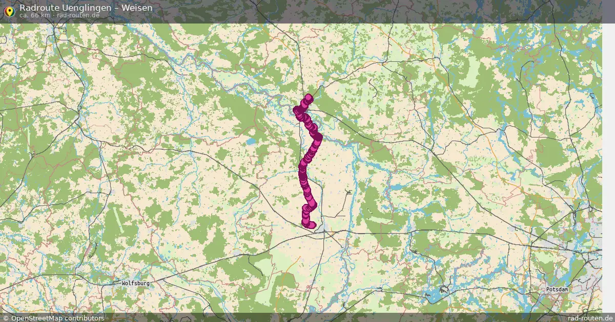 Fahrradroute Uenglingen – Weisen