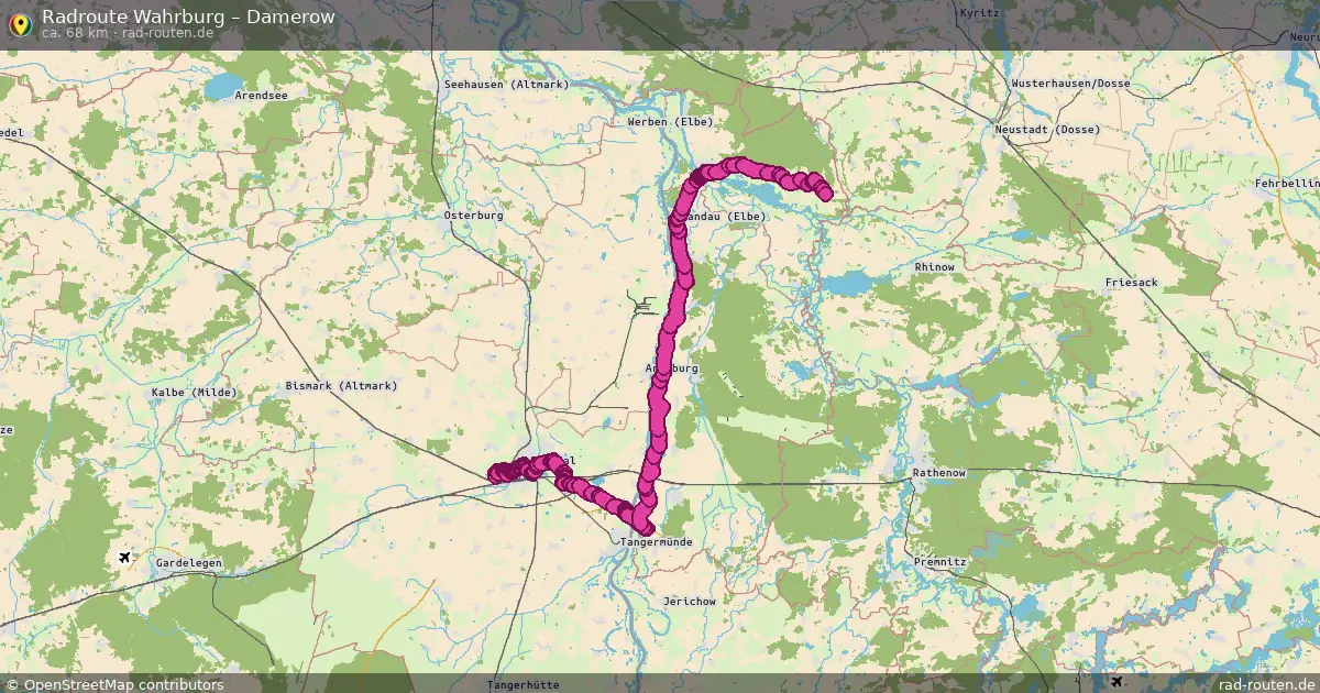 Radtour Wahrburg – Damerow