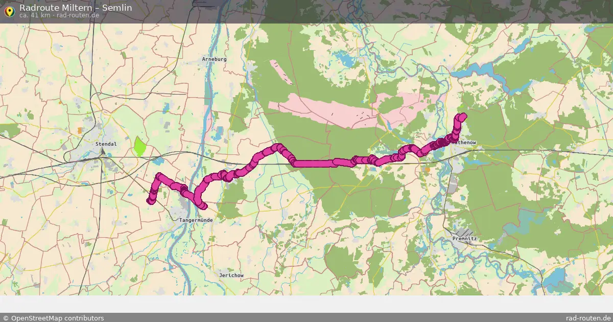 Radtour Miltern – Semlin