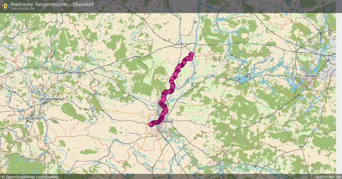 Radtour Tangermünde – Diesdorf