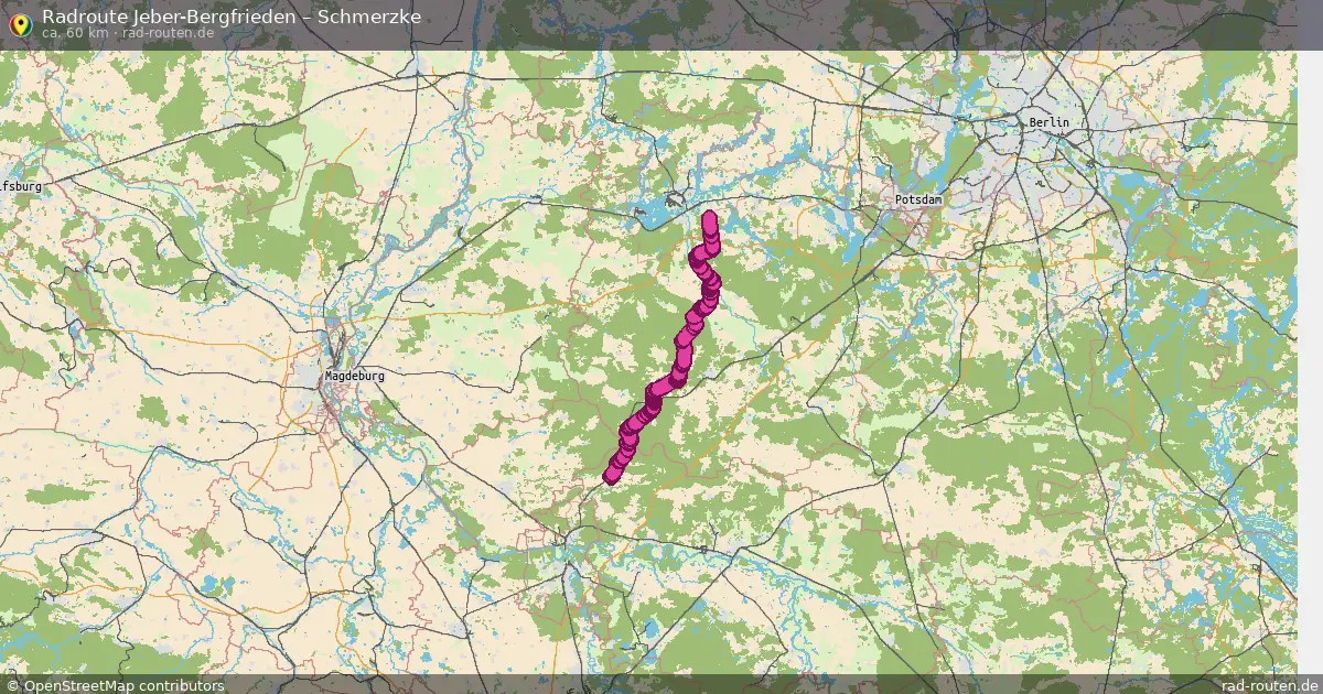 Radtour Jeber-Bergfrieden – Schmerzke