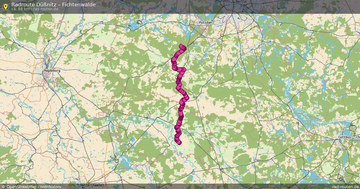 Radtour Düßnitz – Fichtenwalde