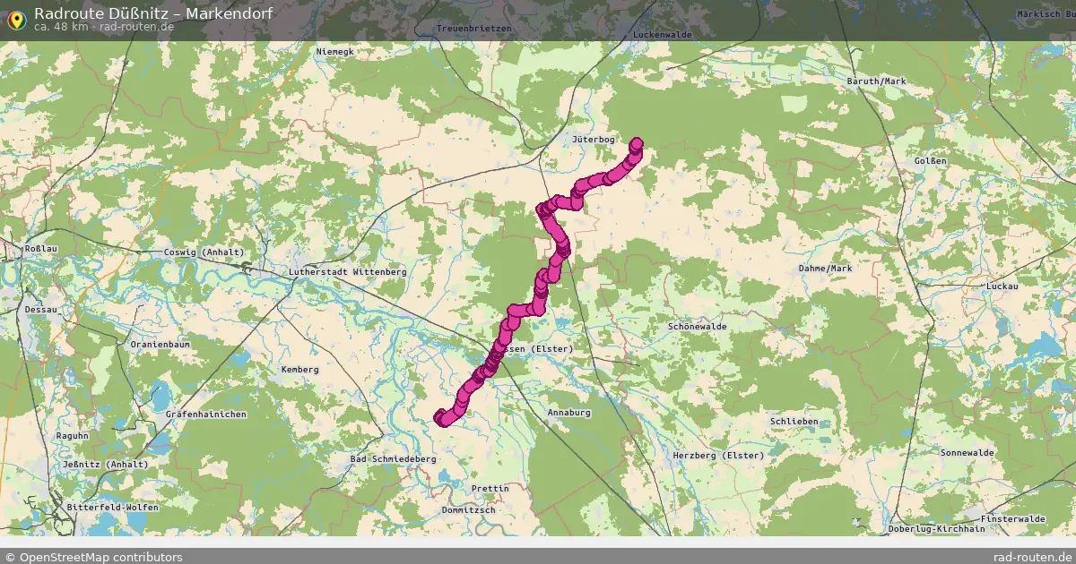 Radtour Düßnitz – Markendorf